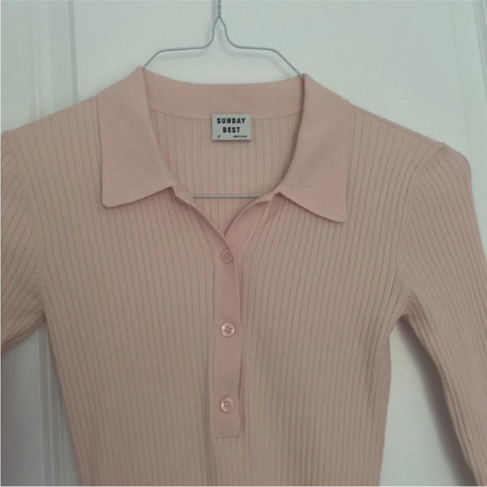 Aritzia Pink Polo Dress - Picture 5 of 8